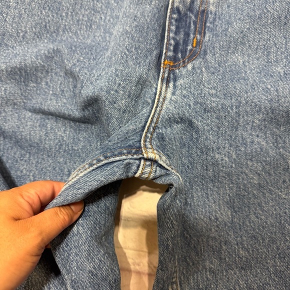 MEMBER’S MARK Vintage Men's Blue Jeans straight fit 100% cotton denims 44x32 EUC - Picture 11 of 14